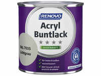 RENOVO Acryl-Buntlack, lichtgrau RAL 7035, seidenmatt, 375ml