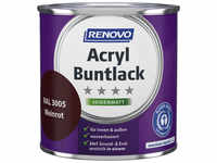 RENOVO Acryl-Buntlack, weinrot RAL 3005, seidenmatt, 375ml