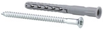 FISCHER Langschaftd&uuml;bel &raquo;SXR&laquo;, 80 mm, Nylon - grau