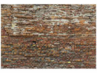 KOMAR Vliestapete »Bricklane«, Breite: 368 cm, inkl. Kleister - bunt