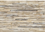 KOMAR Papiertapete &raquo;Whitewashed Wood&laquo;, Breite: 368 cm, inkl. Kleister - bunt
