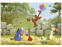 KOMAR Papiertapete »Winnie Pooh Ballooning «, Breite 368 cm - bunt