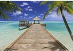 KOMAR Papiertapete &raquo;Beach Resort&laquo;, Breite: 368 cm, inkl. Kleister - bunt