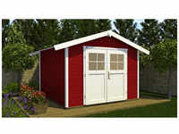 WEKA Gartenhaus »Casa Gr. 1,5«, Holz, BxHxT: 300 x 249 x 235 cm (Außenmaße) - rot