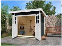 WEKA Gartenhaus »Casa Gr. 3«, Holz, BxHxT: 235 x 224 x 240 cm (Außenmaße) - grau
