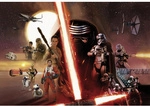 KOMAR Fototapete &raquo;STAR WARS EP7 Collage&laquo;, bunt, BxL: 368 x 254 cm, glatt