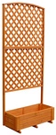 PROMADINO Rankkasten, BxH: 91 x 205 cm, honig, Kiefernholz - braun