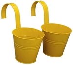 SIENA GARDEN Pflanzgef&auml;&szlig; &raquo;Basic&laquo;, Stahlblech, witterungsbest&auml;ndig - gelb