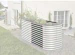 VITAVIA Hochbeeterweiterung &raquo;Vita 858&laquo;, BxH: 80 x 86 cm, Zincalume&reg; - silberfarben