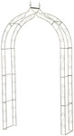 SIENA GARDEN Rosenbogen, B x T x H: x 38 x 140 cm, Metall - weiss