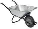 Haemmerlin Schubkarre, Clipso Excellium 120 L, verzinkt - silberfarben