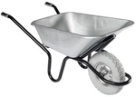 Haemmerlin Schubkarre &raquo;Aktiv&laquo;, aluminium, 120 l - silberfarben