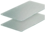 ZELLER Glasschneideplatten, mit Rutschfeste Silikonf&uuml;&szlig;e, Glas, transparent