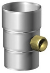 SAREI Regenwassersammler, Nennweite: 80 mm, Zink - silberfarben