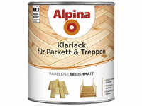 ALPINA Klarlack, für innen, 2 l, farblos, seidenmatt - transparent