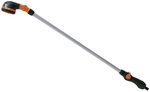 SIENA GARDEN Gie&szlig;stab, L&auml;nge: 93 cm, Metall/Kunststoff, silberfarben/orange