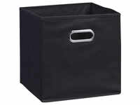 ZELLER Aufbewahrungsbox, BxHxL: 32 x 32 x 32 cm, Kunstfaser - schwarz