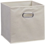 ZELLER Aufbewahrungsbox, BxHxL: 32 x 32 x 32 cm, Kunstfaser - beige