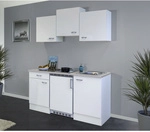 Flex-Well Singlek&uuml;che &raquo;Wito&laquo;, mit E-Ger&auml;ten, Gesamtbreite: 150,5 cm - weiss