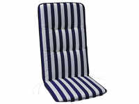 BEST Sesselauflage »Basic Line«, blau/weiß, BxL: 50 x 120 cm - bunt