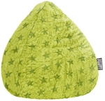 Sitting Point Sitzsack &raquo;BeanBag FLUFFY STARS XL&laquo;, gr&uuml;n, BxH: 70 x 110 cm - gruen
