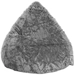 Sitting Point Sitzsack &raquo;BeanBag FLUFFY XL&laquo;, grau, BxH: 70 x 110 cm