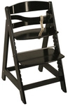 roba Treppenhochstuhl, BxHxT: 44.5 x 80 x 54 cm - schwarz