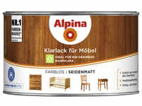 ALPINA Klarlack, für innen, 0,3 l, farblos, seidenmatt - transparent