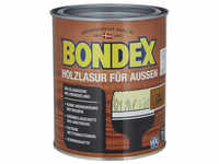 BONDEX Wetterschutzfarbe »Holzlasur für außen«, eiche, lasierend, 0.75l - braun