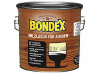 BONDEX Holzlasur, für außen, 2,5 l, Kastanie - braun