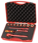 GEDORE Werkzeugsatz, Splinttreiber-Satz, 3-8 mm + Kassette, 6-teilig - schwarz
