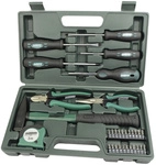 BR&Uuml;DER MANNESMANN Werkzeugkoffer &raquo;M29031&laquo;, Kunststoff, best&uuml;ckt, 31-teilig -