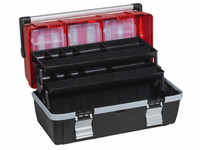 ALLIT Werkzeugkoffer, BxHxL: 26 x 27 x 56 cm, Polypropylen/Aluminium - rot | schwarz