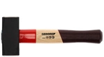 GEDORE F&auml;ustel, mit Hickorystiel, 2000 g - schwarz