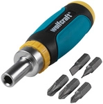 WOLFCRAFT Mini-Handschraubendreher, Metall, innensechskant, 121g - bunt