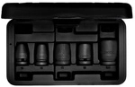 GEDORE Steckschl&uuml;sseleinsatz, Kraftschrauber-Satz 1/2" 5-teilig 6-kant 10-24...