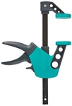 WOLFCRAFT Zwinge, L&auml;nge: 15 cm, Stahl/glasfaserverstaerkter_Kunststoff_gfk - tuerkis