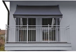 ANGERER FREIZEITM&Ouml;BEL Klemmmarkise, BxT: 300x150 cm, anthrazit - grau