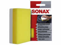 SONAX Schwamm, für Polituren, Wachsen, Kunststoffpflegemitteln etc., gelb