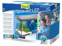 TETRA Tetra AquaArt LED Aquarium Komplett-Set Anthrazit 60L - grau