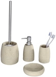 WENKO WC-B&uuml;rsten & WC-Garnituren &raquo;Goa&laquo;, Kunststoff, beige