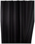 WENKO Duschvorhang &raquo;Anti-Schimmel&laquo;, BxH: 200 x 180 cm, Uni, schwarz