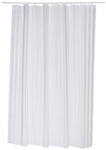 KLEINE WOLKE Duschvorhang &raquo;Noa&laquo;, BxH: 180 x 200 cm, Streifen, wei&szlig; - weiss