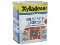 XYLADECOR Holzschutz-Lasur, für außen, 0,75 l, grau, matt