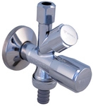 Schell Eckventil, Messing, silberfarben, 1/2"