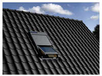 VELUX Solar-Rollladen »SSL MK06 0000S«, dunkelgrau, für VELUX Dachfenster, inkl.