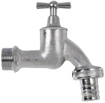 GARANTIA Auslaufhahn, chrom, 3/4" - silberfarben
