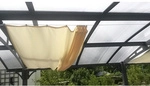 FLORACORD Sonnensegel, rechteckig, 380 x 96 cm - weiss