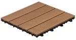 HOME DELUXE Holzfliesen &raquo;BAVARO&laquo;, 30 x 30 x 2,2 cm, 1 m&sup2; - braun