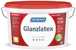 RENOVO Wand- und Deckenfarbe, &raquo;Glanzlatex&laquo;, weiss, hochgl&auml;nzend, 5 l
